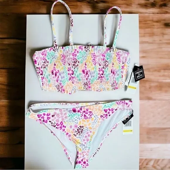 🍑 California Waves Juniors Bikini, M - Picture 1 of 5
